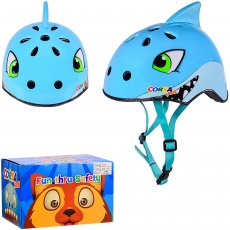 Шлем защитный детский, 50-54 см (синий)