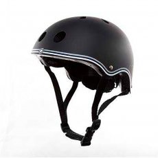 Шлем защитный детский, GLOBBER, 51-54 см (черный)