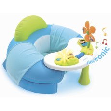 Детское кресло с игровой панелью, Smoby Cotoons, голубое